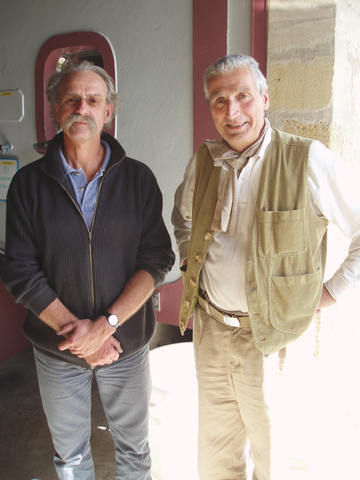 Jacques Guinaudeau (left) and Francois Mitjavile (Tertre Roteboeuf)
